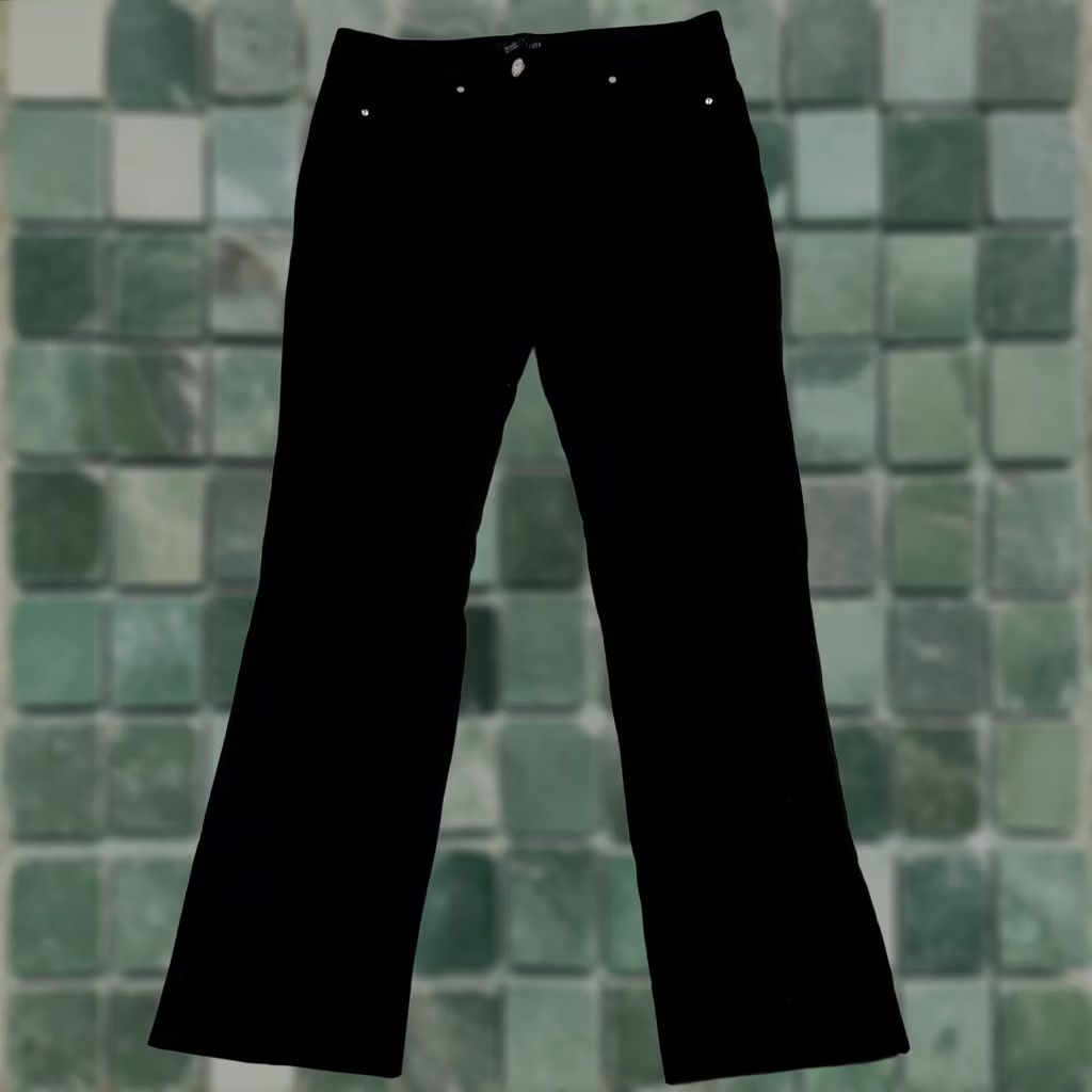 White House Black Market WHBM Pant 00 Slim Leg Stretch Minimalist Office Corpcore Y2K Career Retro Chic Womens Pants Size 24" / US 00 / IT 34 - 1 Thumbnail