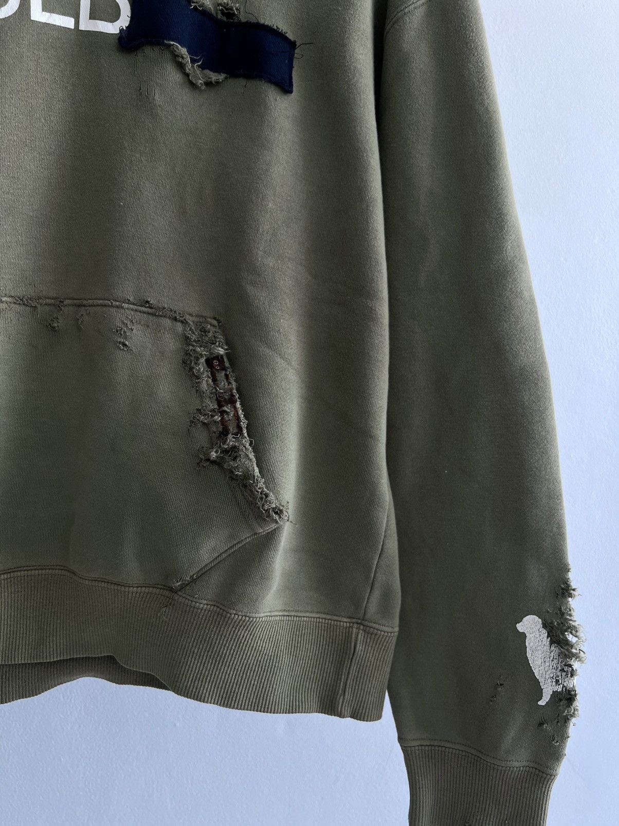 Vintage Thrashed Vintage Hoodie Distressed Grunge Size US M / EU 48-50 / 2 - 4 Thumbnail