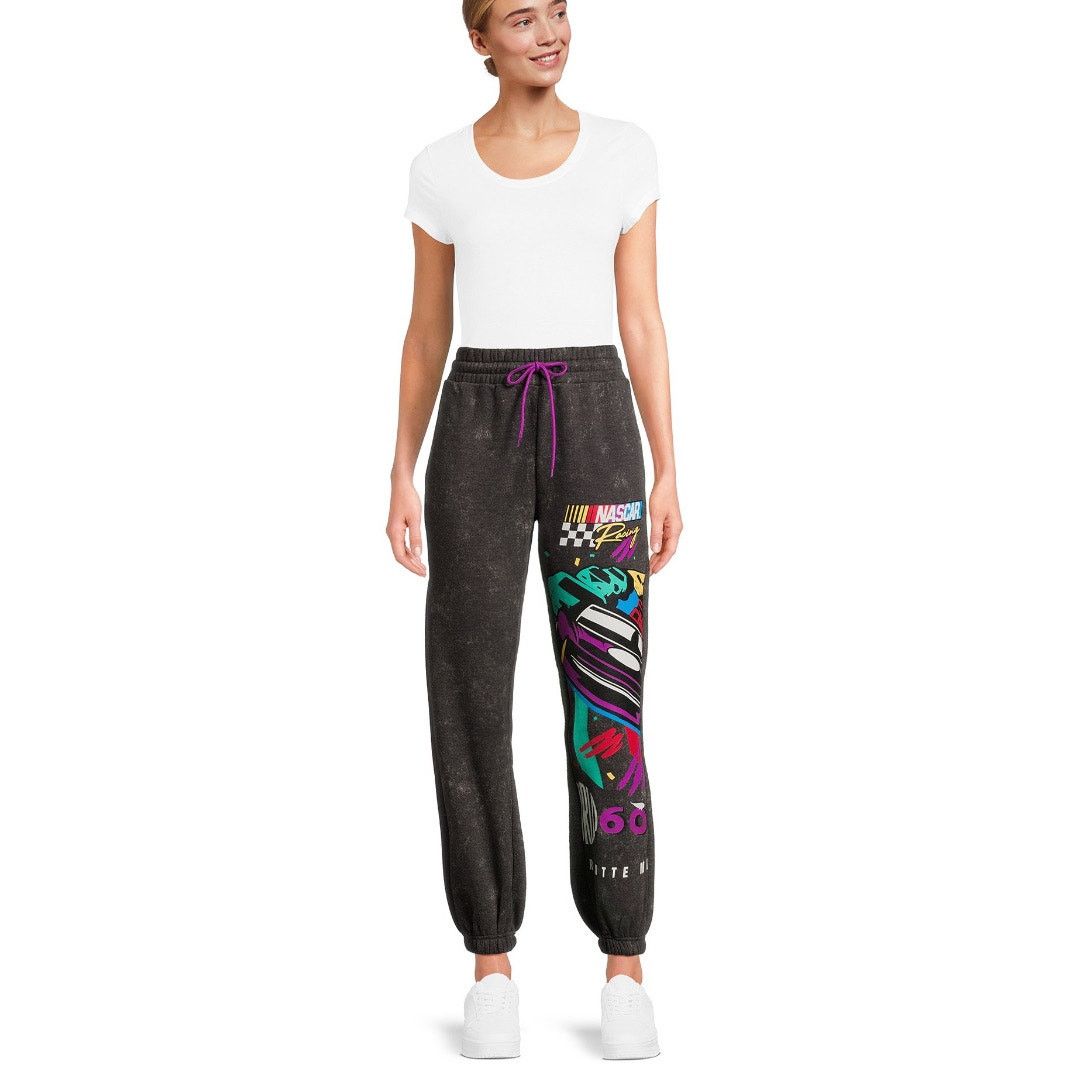 NASCAR Joggers Sweatpants Juniors elasticized waist drawstring XXL Size 42" / US 20 - 2 Thumbnail