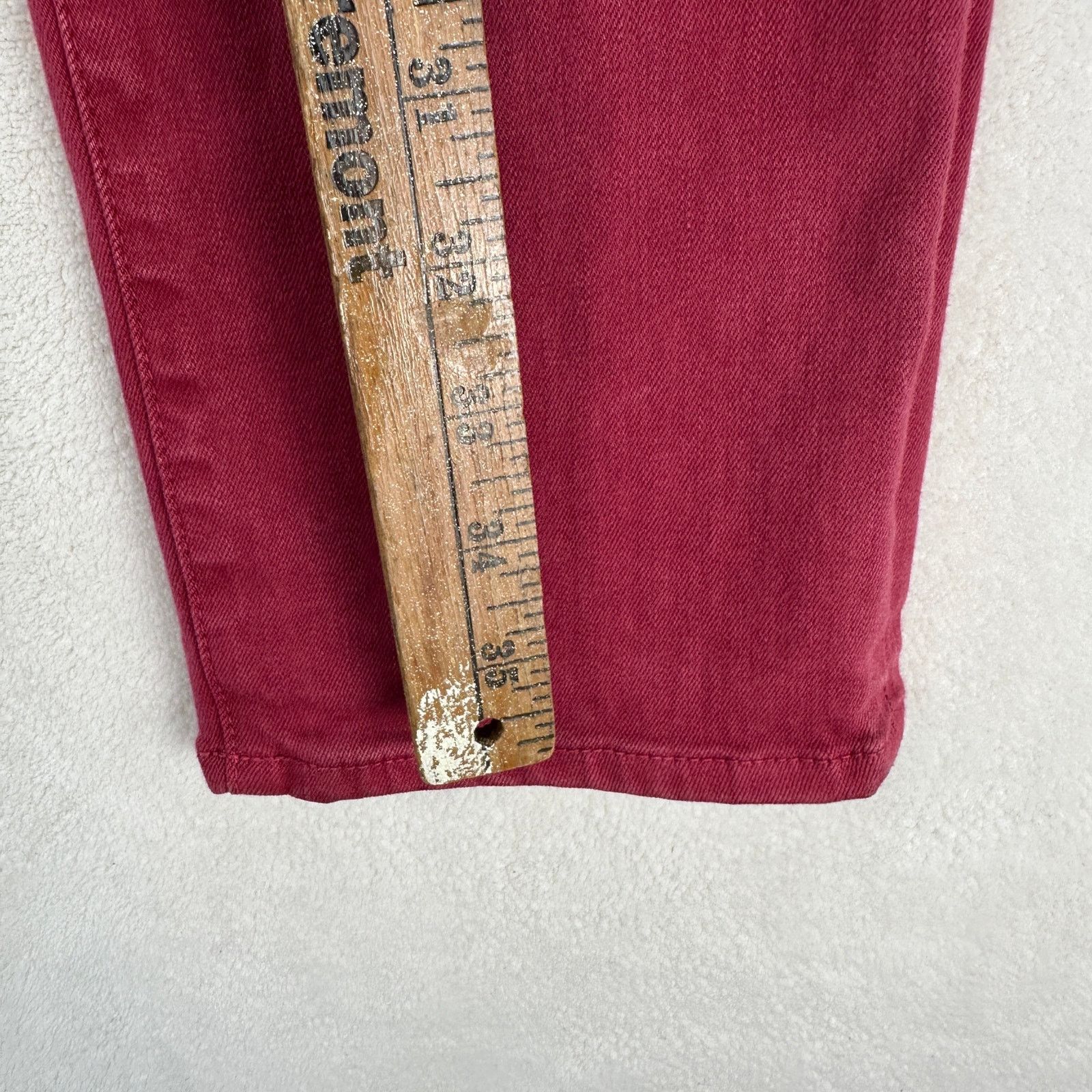 Joe's JOE'S WOMEN'S 25 ADELE MID RISE MAJENTUH STRAIGHT PINK Size 25" / US 0 / IT 36 - 5 Thumbnail