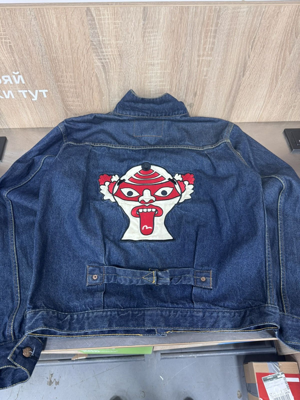 Evisu × Japanese Brand Vintage japanese 90s Evisu Jacket made in Italy Size US M / EU 48-50 / 2 - 10 Thumbnail