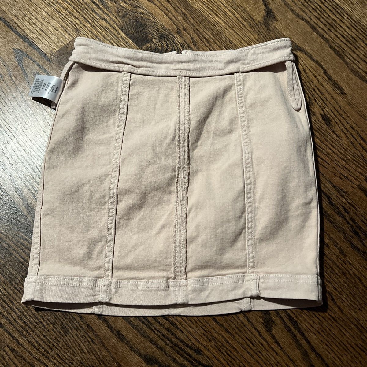 Free People FREE PEOPLE NWOT Women's Paneled Light Pink Tone Mini Skirt Size 25" / US 0 / IT 36 - 11 Thumbnail