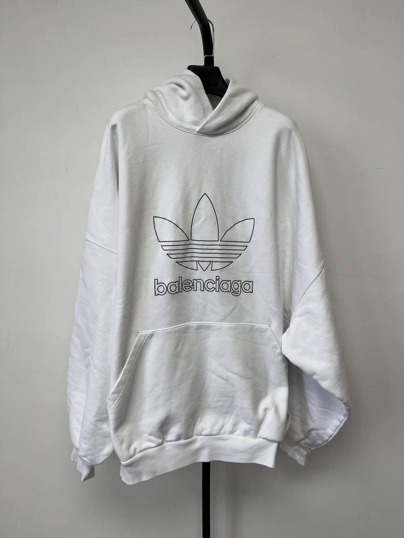 Balenciaga Balenciaga size 5 Logo Printed Hoodie Size US M / EU 48-50 / 2 - 1 Thumbnail