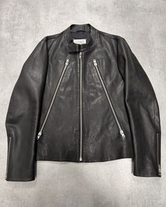 Maison margiela 5 zip leather online jacket