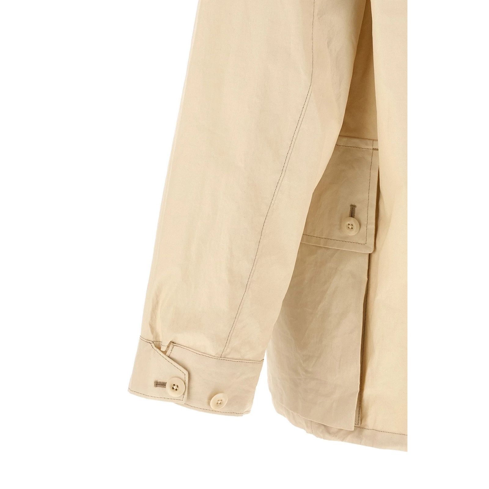 Lemaire Lemaire Waterproof Beige Linen Jacket New & Authentic (Men's Size US M / EU 48-50 / 2 - 4 Thumbnail