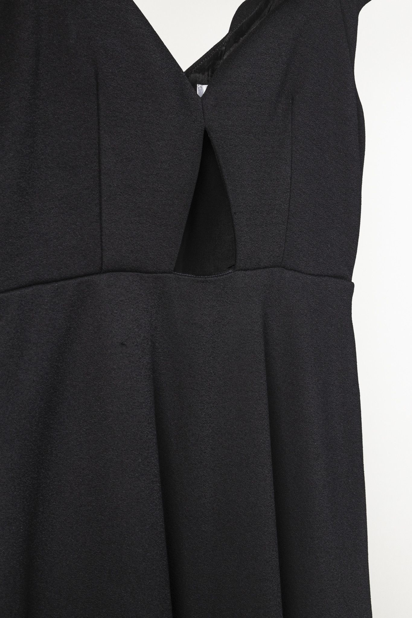 Carven Carven Lys Noir Wool Cut-Out Midi Dress Size S / US 4 / IT 40 - 6 Thumbnail