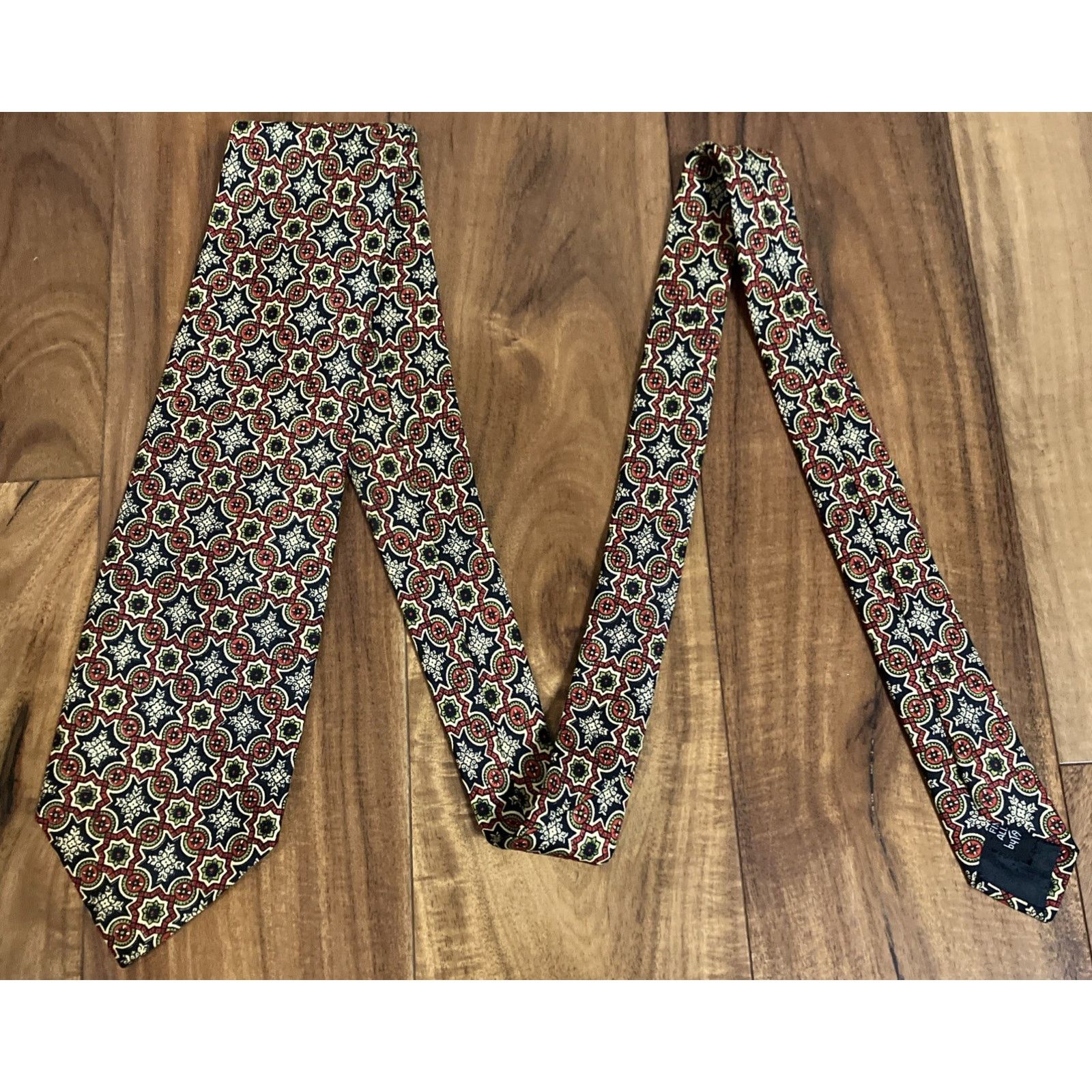 Robert Talbott ROBERT TALBOTT Men Silk Tie USA Designer Psychedelic English Size ONE SIZE - 6 Thumbnail