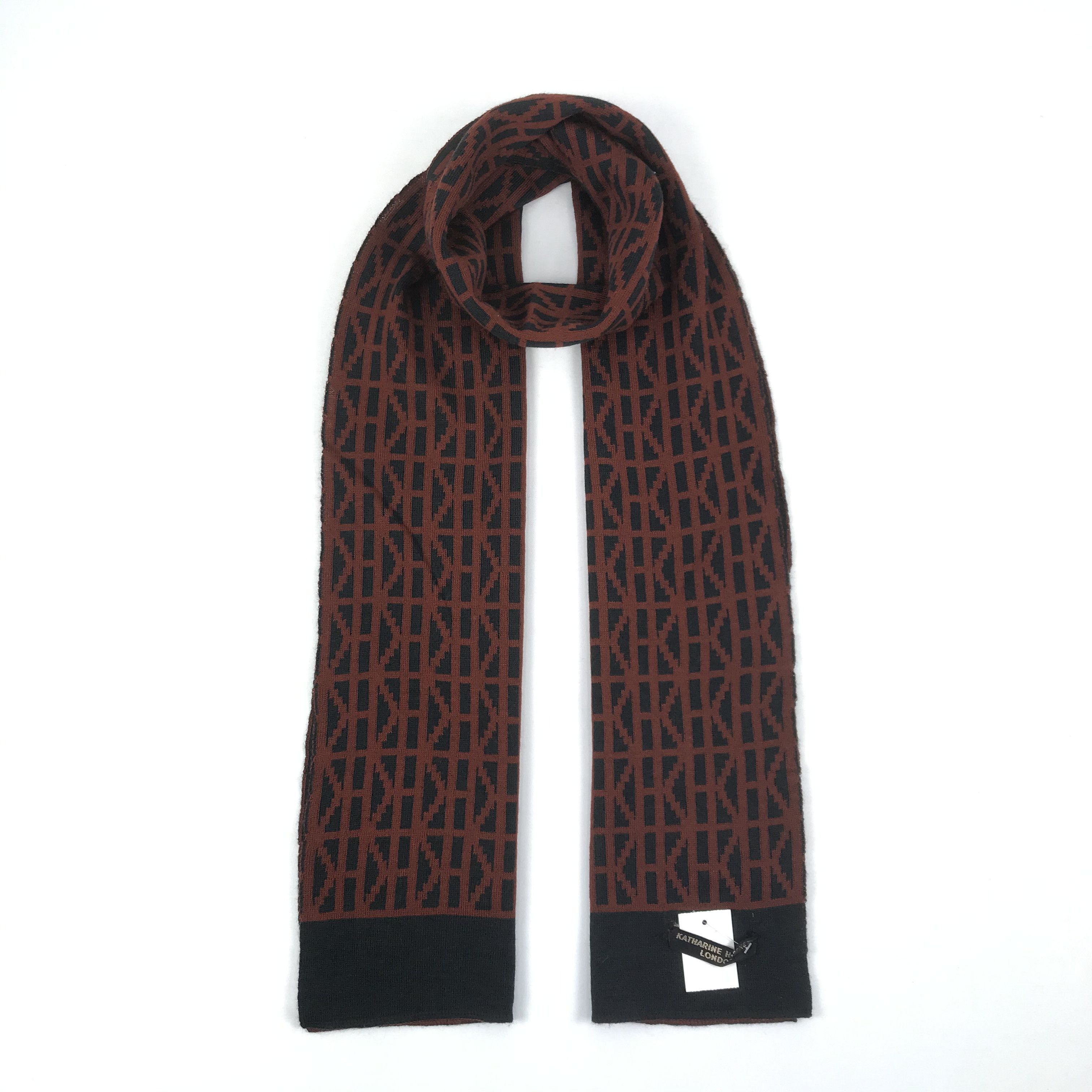 Katharine Hamnett London Vintage Katharine Hamnett London Muffler Cashmere Scarves Size ONE SIZE - 1 Thumbnail