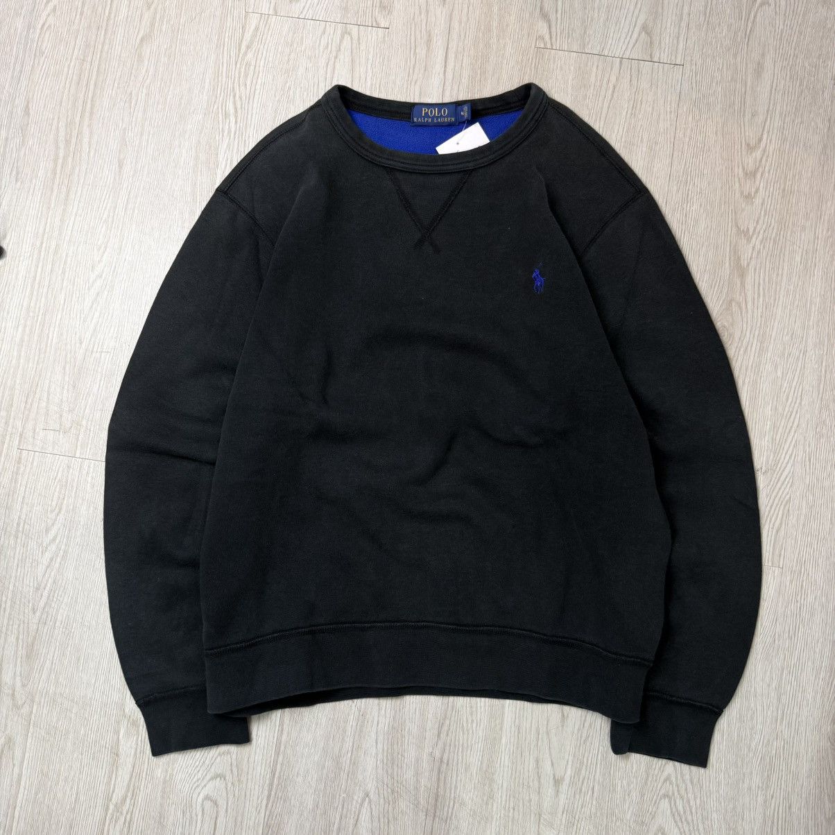 Polo Ralph Lauren Polo Ralph Lauren black logo blue sweatshirt Size US M / EU 48-50 / 2 - 1 Thumbnail