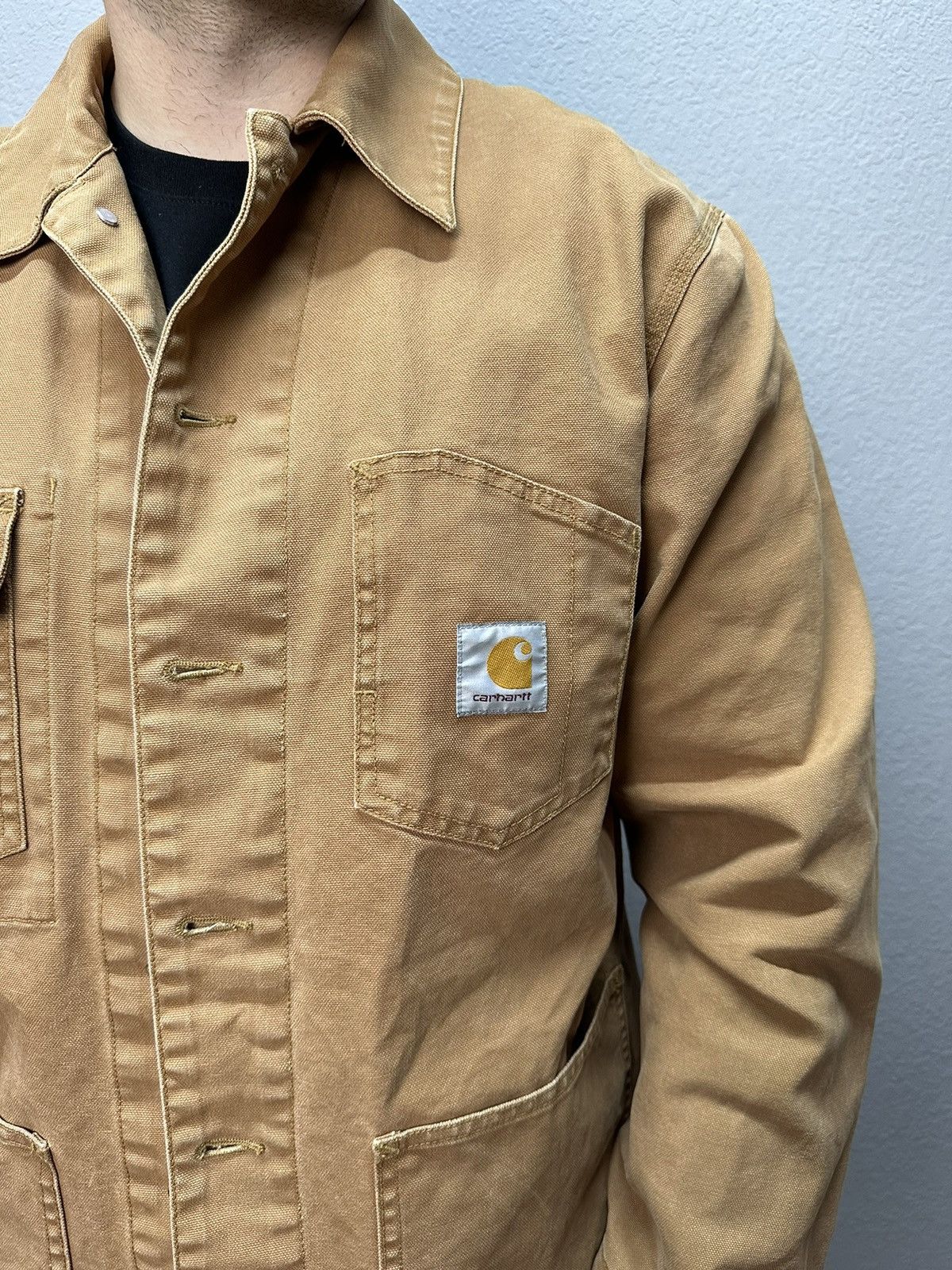 Carhartt Vintage Carhartt OG Chore Jacket Beige Y2K Archival Rare Size US XL / EU 56 / 4 - 6 Thumbnail