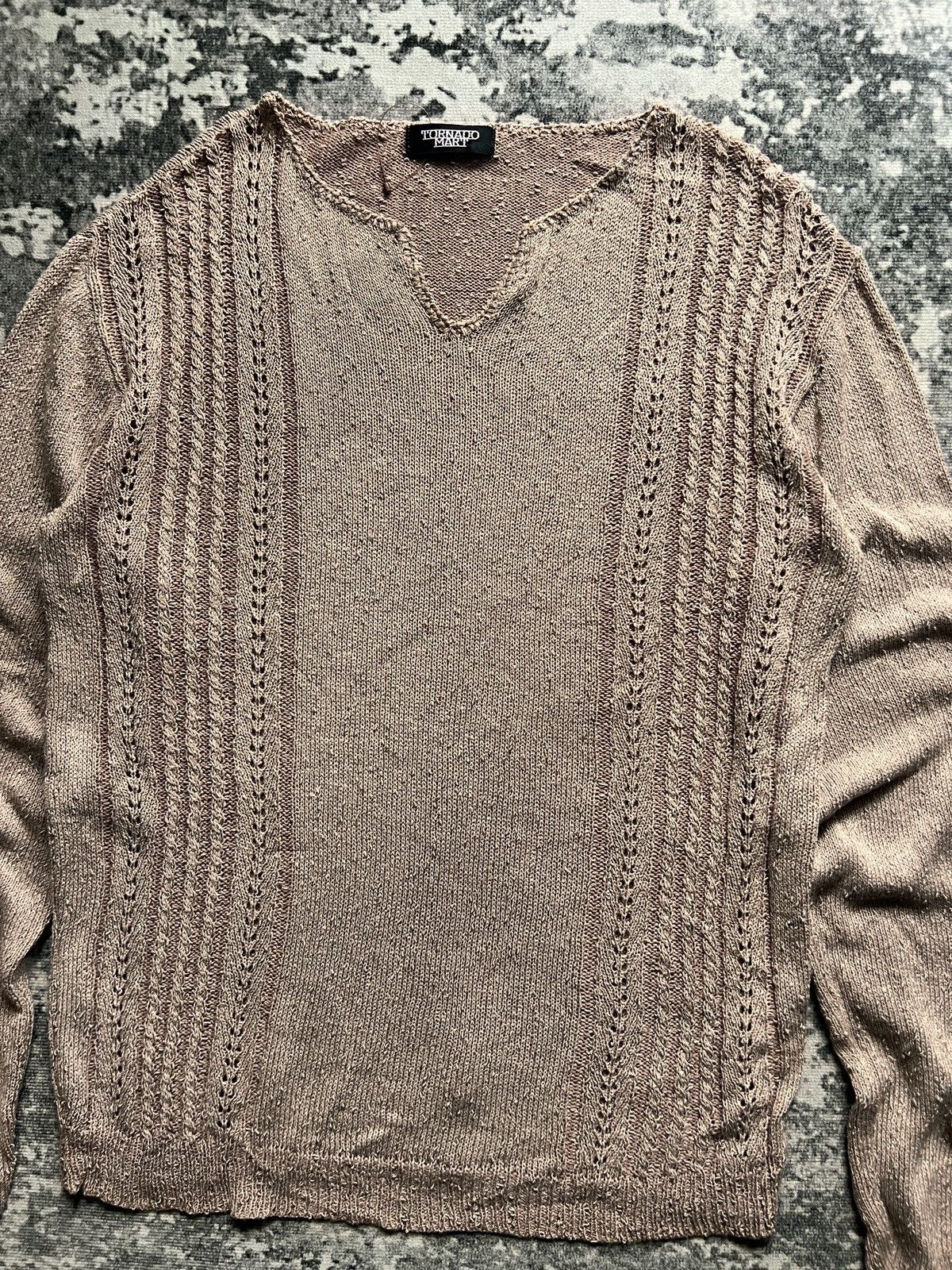 Tornado Mart Tornado Mart Knitted Bohe Style Sweater Size US L / EU 52-54 / 3 - 3 Thumbnail
