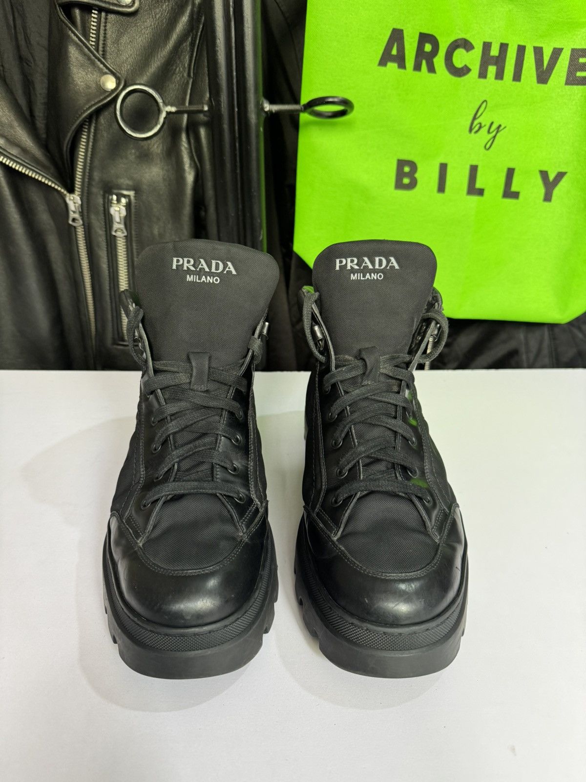 Prada Prada Nylon Boots Size US 9 / EU 42 - 2 Thumbnail