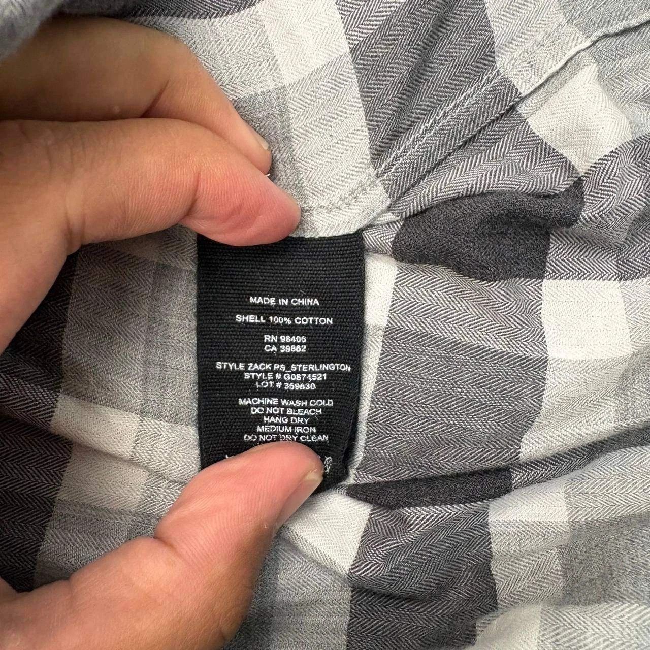 Theory Theory Shirt Men Checked Button Up Long Sleeve Collared M Size US M / EU 48-50 / 2 - 4 Thumbnail