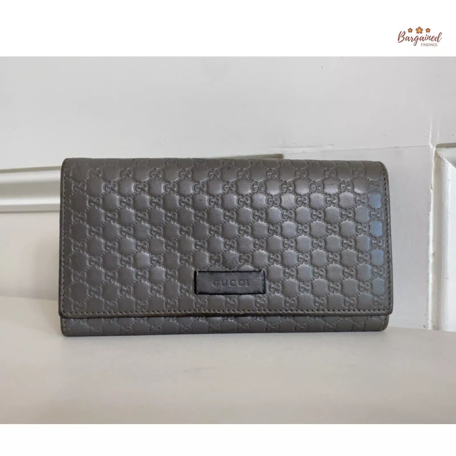 GUCCI Microguccissima Leather Continental Long Bifold Wallet