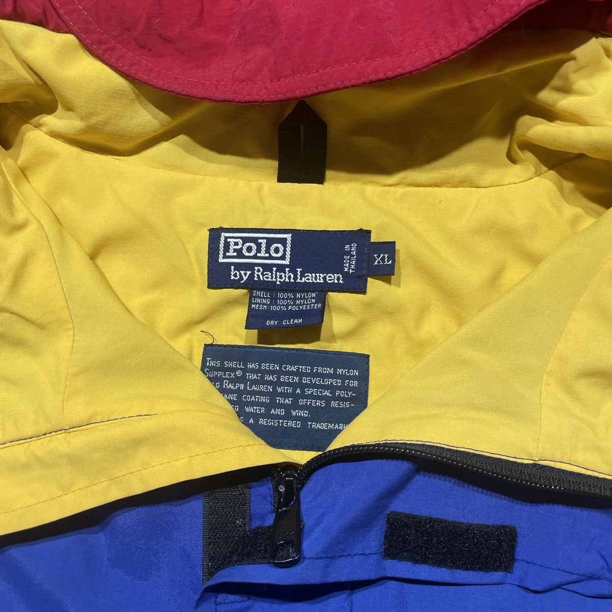 Polo Ralph Lauren × Ralph Lauren × Vintage Anorak Jacket Polo Hi Tech Vintage 1992 Size US XL / EU 56 / 4 - 6 Thumbnail