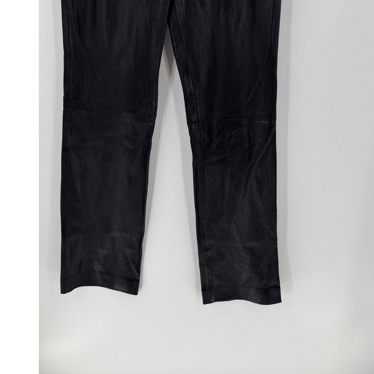 Other Industry black leather high waisted bootcut pant size 8 Size 30" / US 8 / IT 44 - 7 Thumbnail
