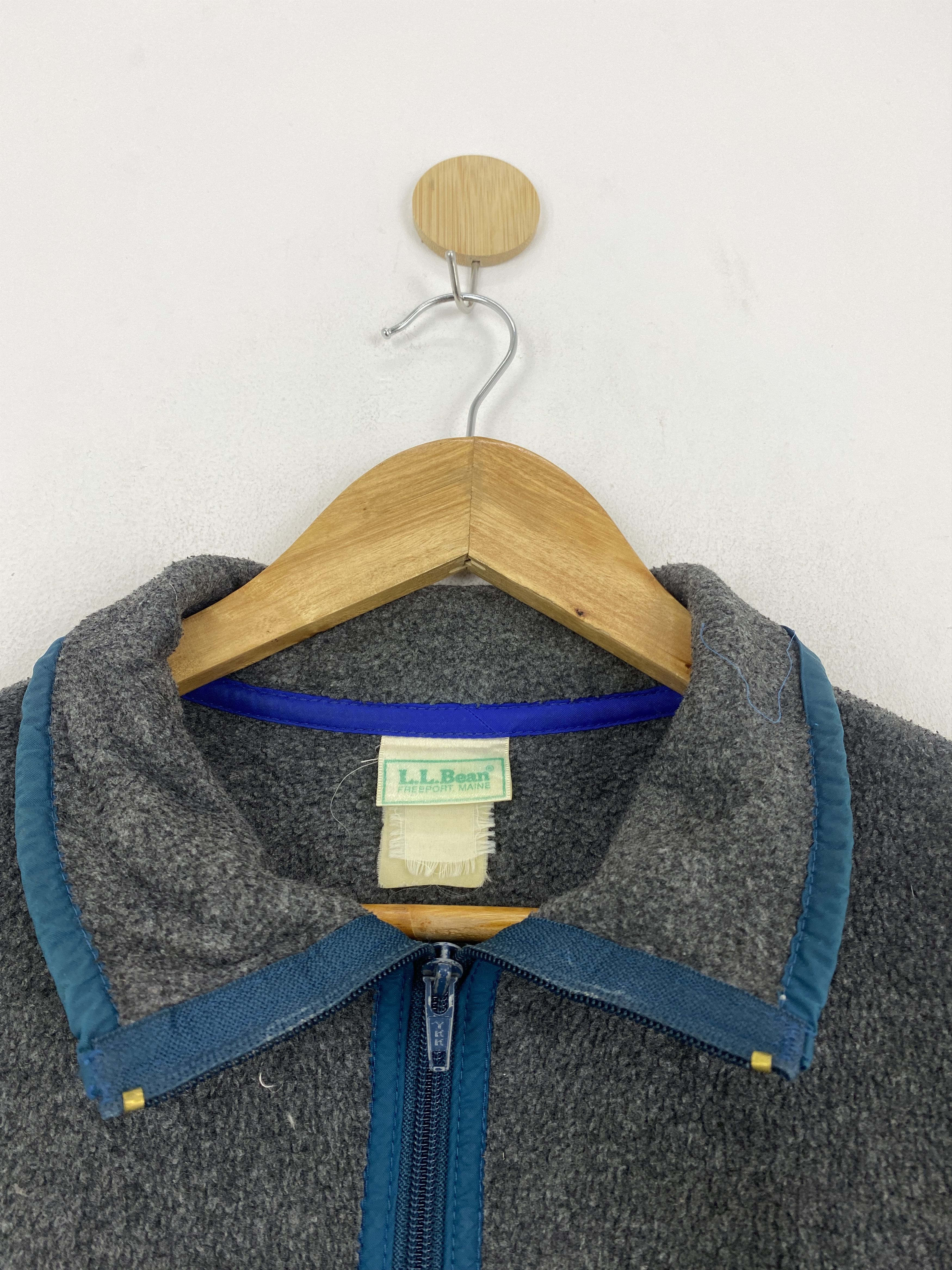 L.L. Bean Vintage 90s L.L. Bean Fleece Zipper Jacket J1922 Size US L / EU 52-54 / 3 - 9 Thumbnail