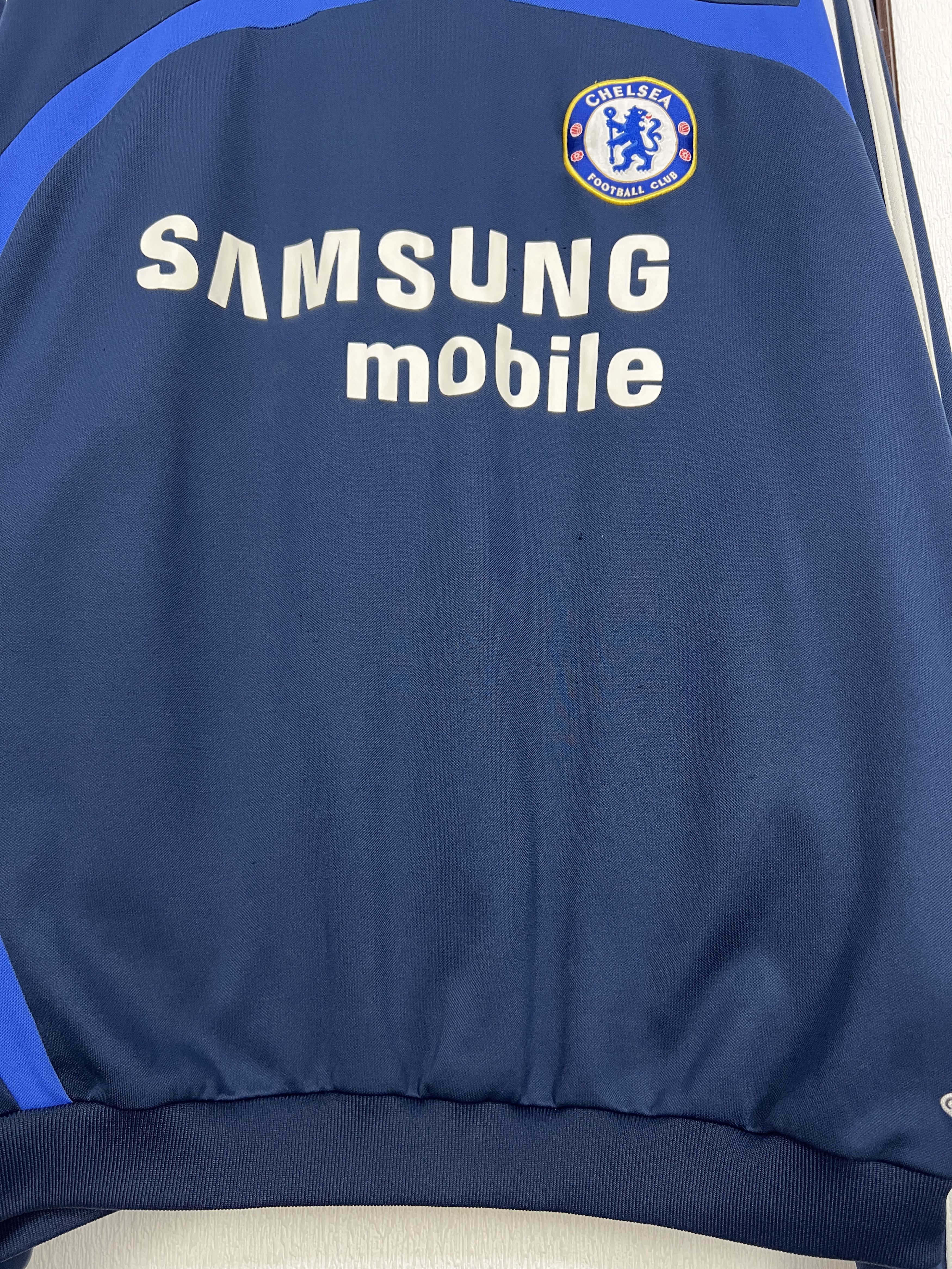 Adidas Vintage Adidas Chelsea Football Sweatshirt Soccer Blue Size US L / EU 52-54 / 3 - 7 Thumbnail