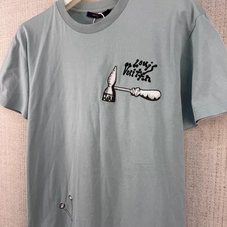 Louis Vuitton Louis Vuitton SS23 Tool Pattern Embroidered Short Sleeve Size US S / EU 44-46 / 1 - 2 Thumbnail