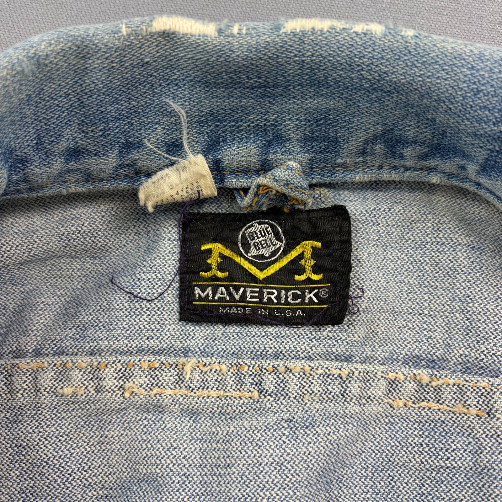 Vintage × Wrangler Vintage Maverick Blue Bell Jean Jacket 1960s 1970s Retro XS Size US XS / EU 42 / 0 - 3 Thumbnail