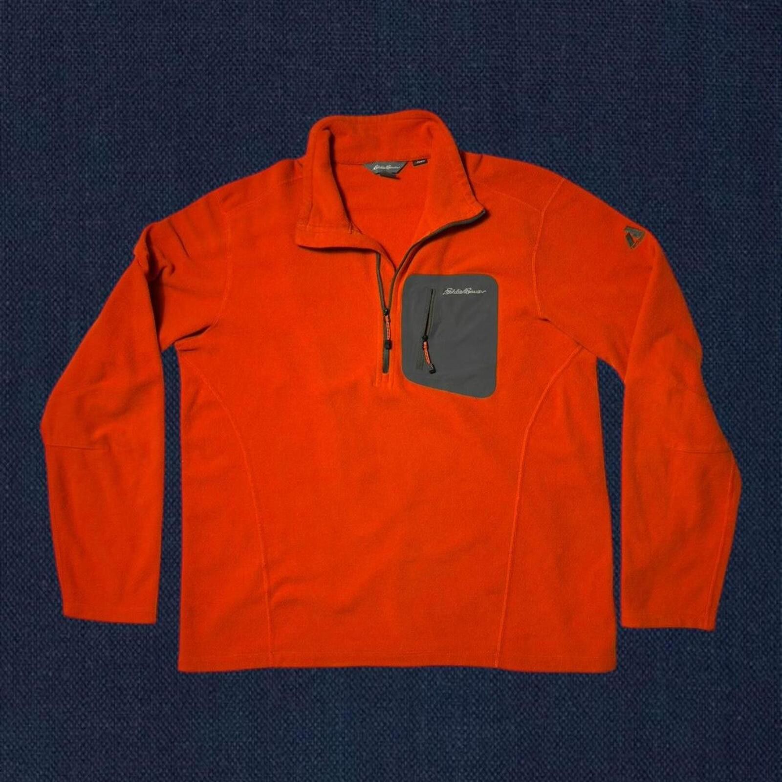 Eddie Bauer eddie bauer fleece quarter zip orange L gorpcore Size US L / EU 52-54 / 3 - 1 Thumbnail