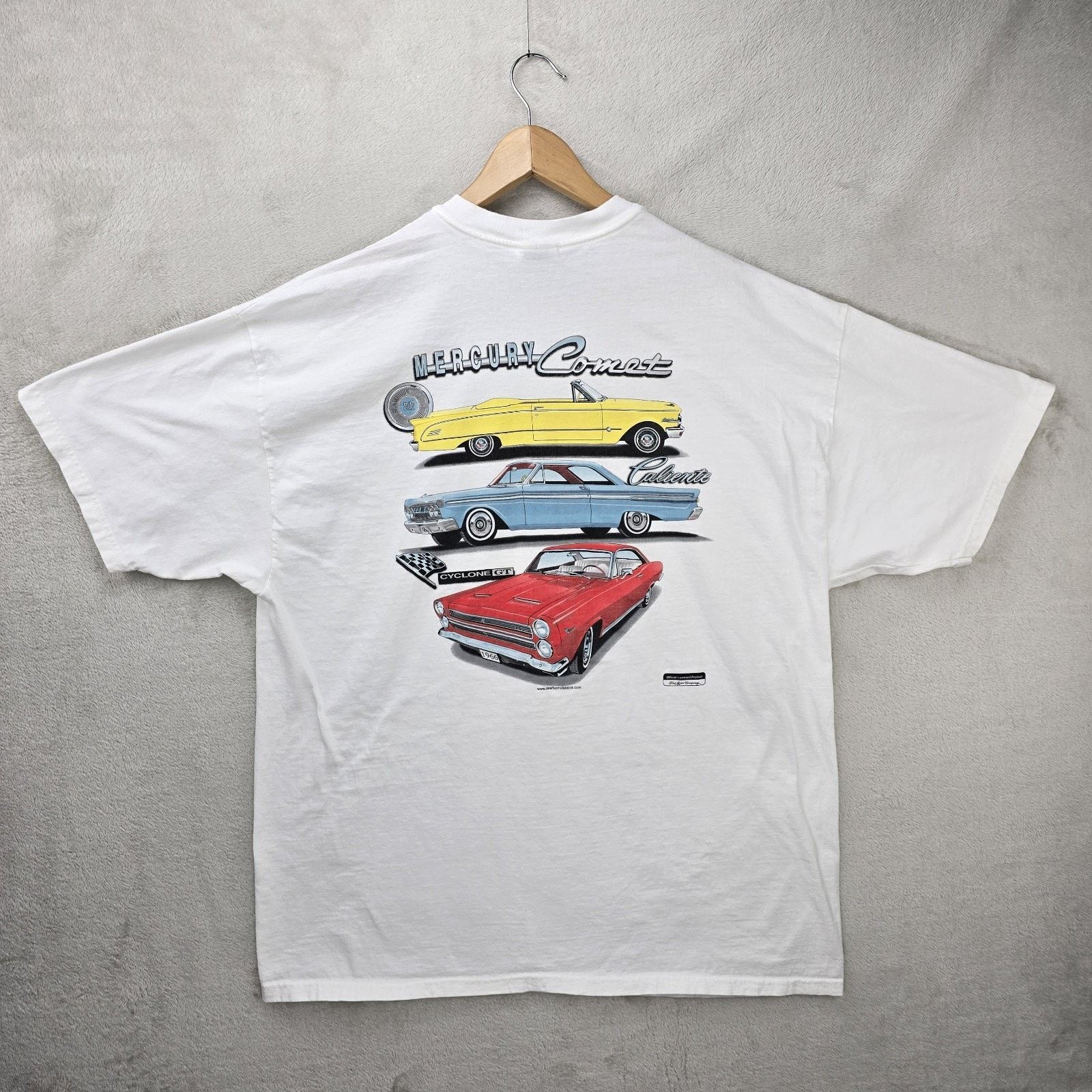Hanes Vintage Mercury Comet Cyclone Classic Muscle Car Shirt XXL Size US XXL / EU 58 / 5 - 6 Thumbnail