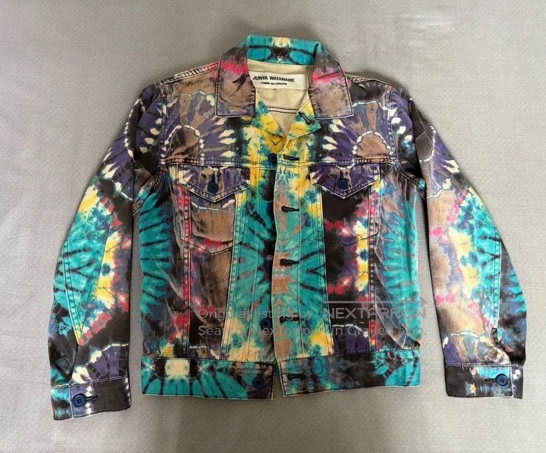 Junya Watanabe Junya Watanabe Vintage Tie-Dye Jacket Size US M / EU 48-50 / 2 - 4 Thumbnail