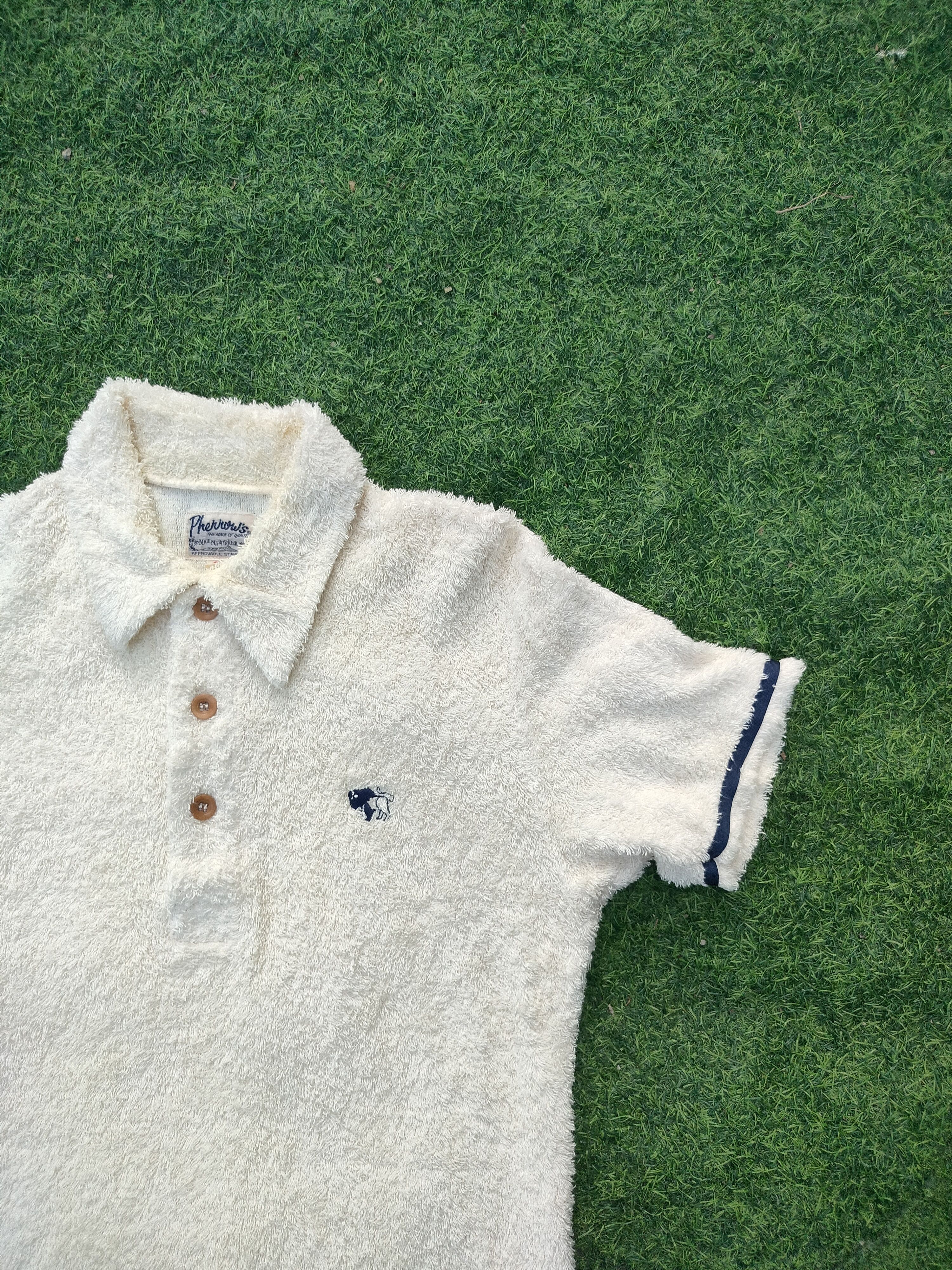 Japanese Brand × Pherrow's PHERROWS FLEECE SHIRT Size US L / EU 52-54 / 3 - 5 Thumbnail