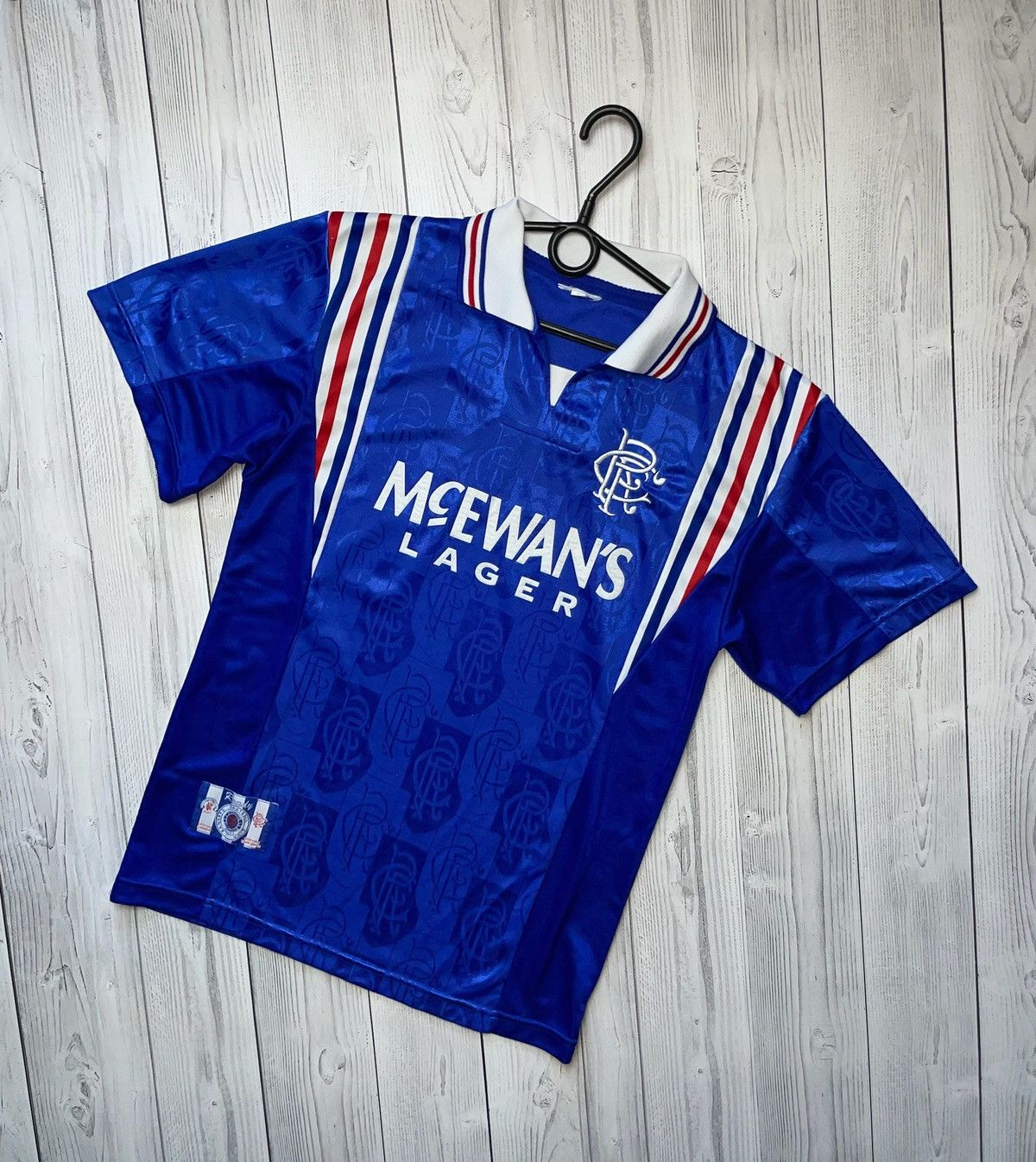 Vintage Vintage retro Rangers soccer jersey size S rare Size US S / EU 44-46 / 1 - 1 Thumbnail