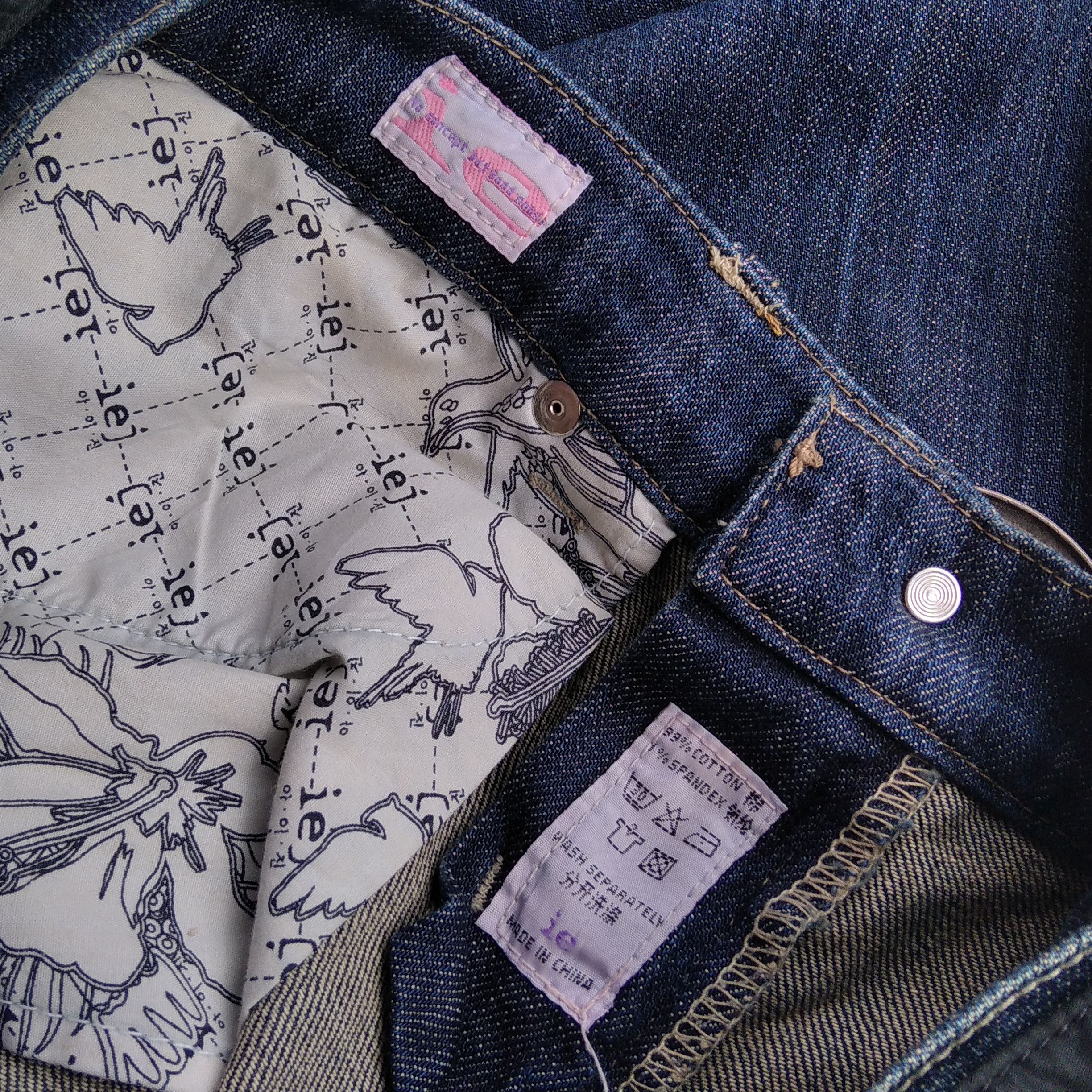 If Six Was Nine Vintage y2k IE Jeans Japanese Brand Size 27" / US 4 / IT 40 - 9 Thumbnail