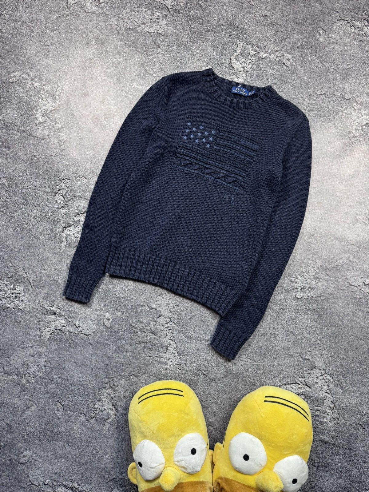 Polo Ralph Lauren Polo Ralph Lauren American Flag Knit Sweater Size XS / US 0-2 / IT 36-38 - 1 Thumbnail