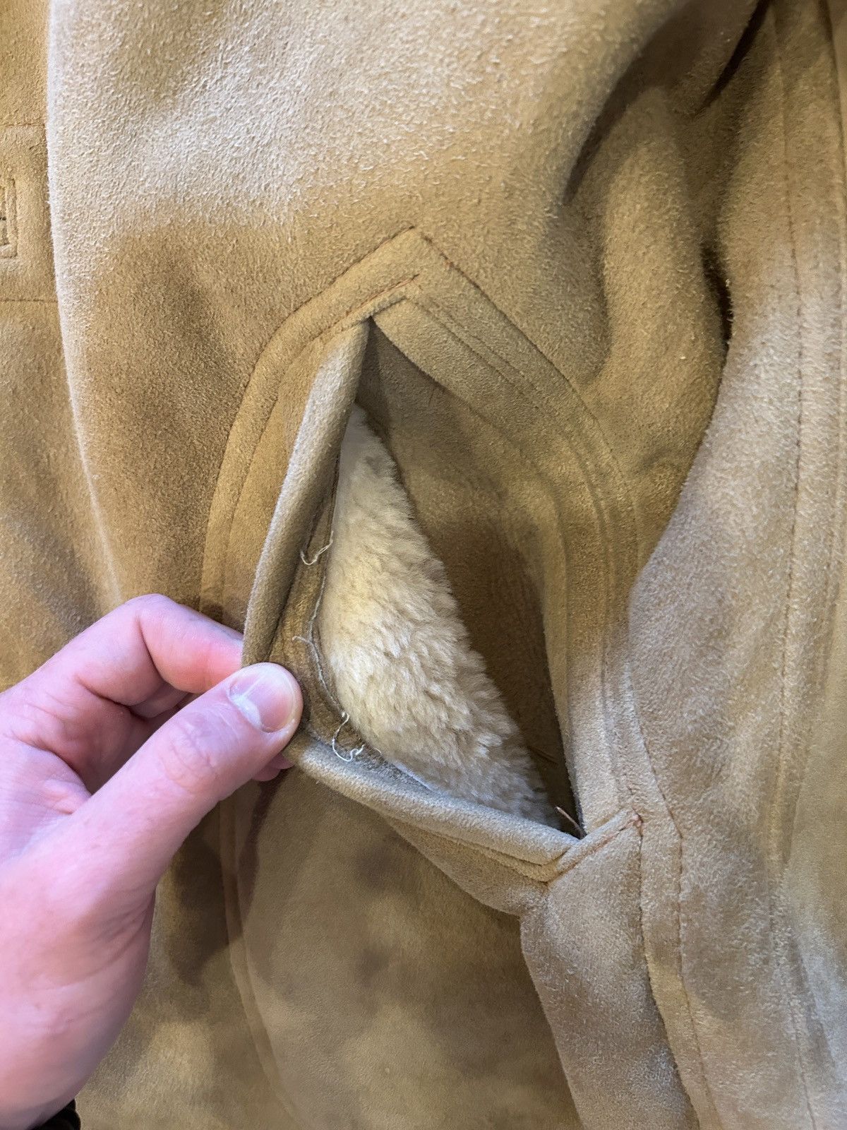 Vintage Sawyer of Napa Shearling Coat