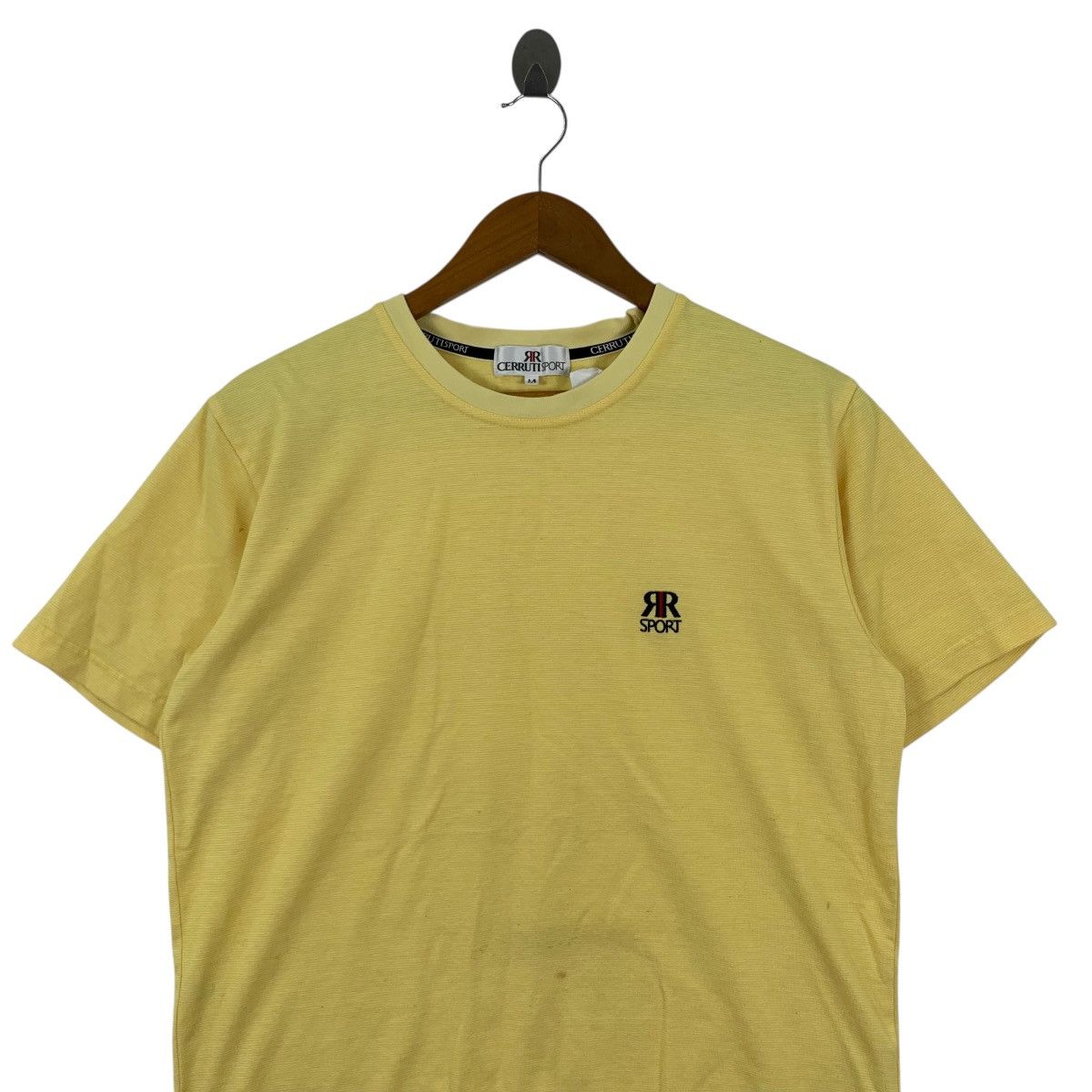 Cerruti 1881 CERRUTI SPORT RR Embroidered Logo Yellow Short Sleeve Tshirt Size US M / EU 48-50 / 2 - 2 Thumbnail