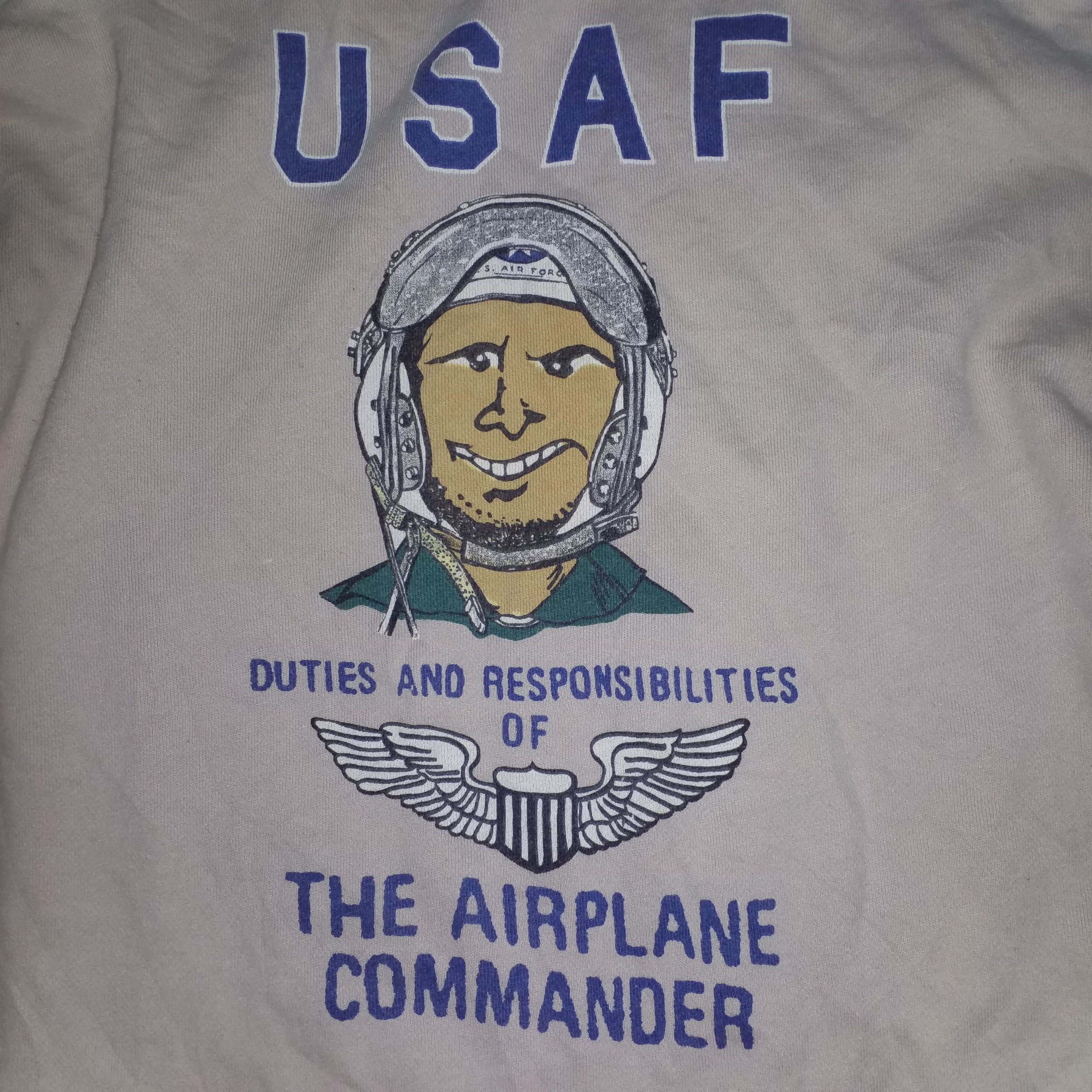 Japanese Brand USAF THE AIRPLANE COMMANDER Size US M / EU 48-50 / 2 - 5 Thumbnail