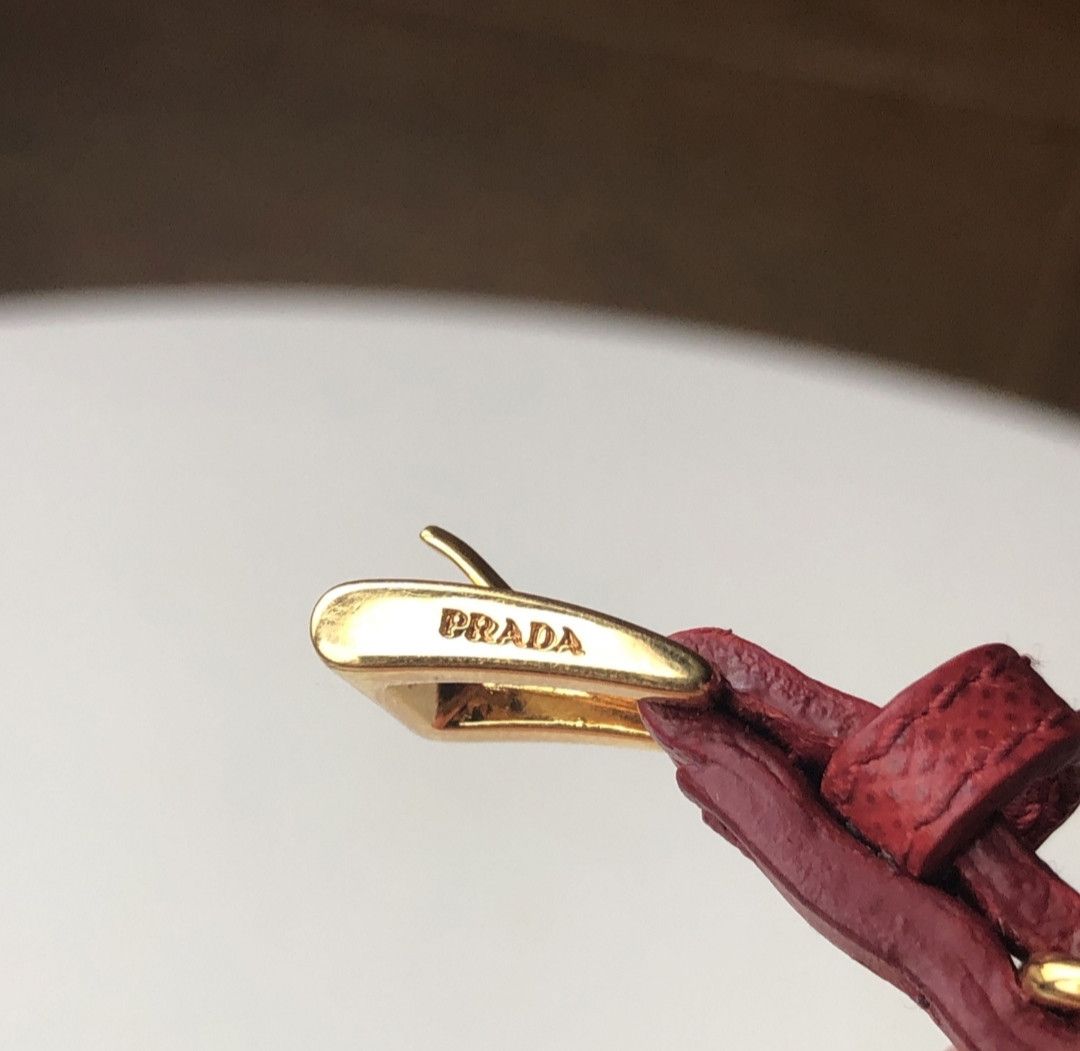 Prada Prada Leather Belted Bracelet Size ONE SIZE - 2 Thumbnail