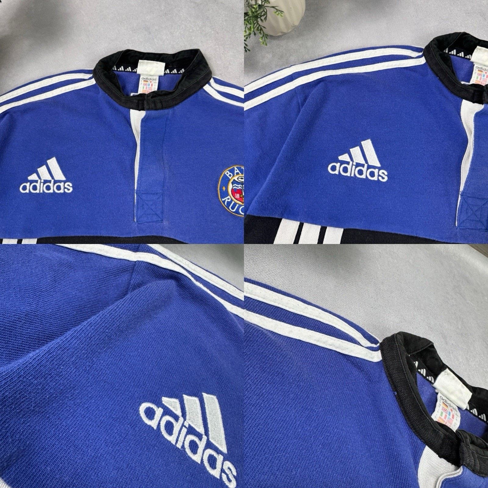 Adidas Vintage Adidas 1999 Bath Rugby Jersey Size XL Blue Men Size US XL / EU 56 / 4 - 20 Thumbnail