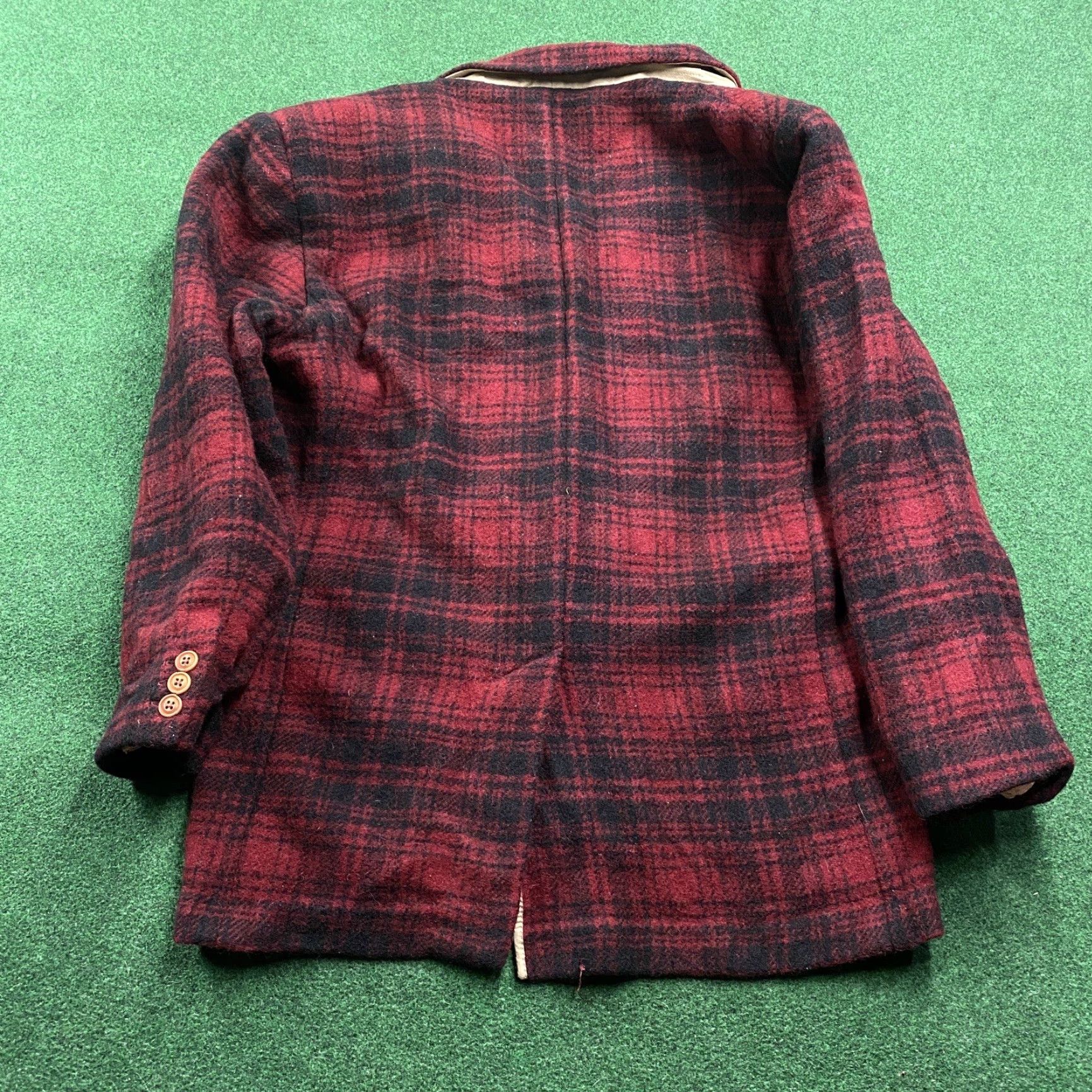 Tommy Hilfiger VINTAGE Tommy Hilfiger Blazer Jacket Mens L Red Plaid Wool 90s Classic Hip Hop USA 3-in-1 Shirt Mens Size 42R - 3 Thumbnail