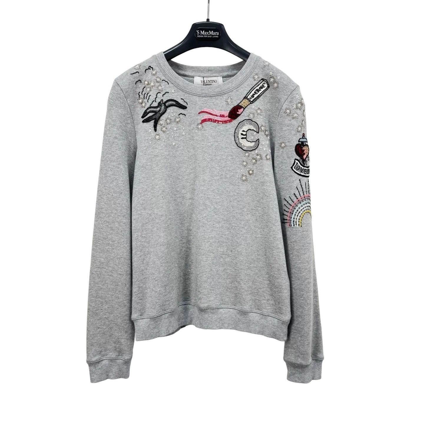 Valentino Valentino Sequin Embroidered Sweatshirt Size S Size S / US 4 / IT 40 - 1 Thumbnail