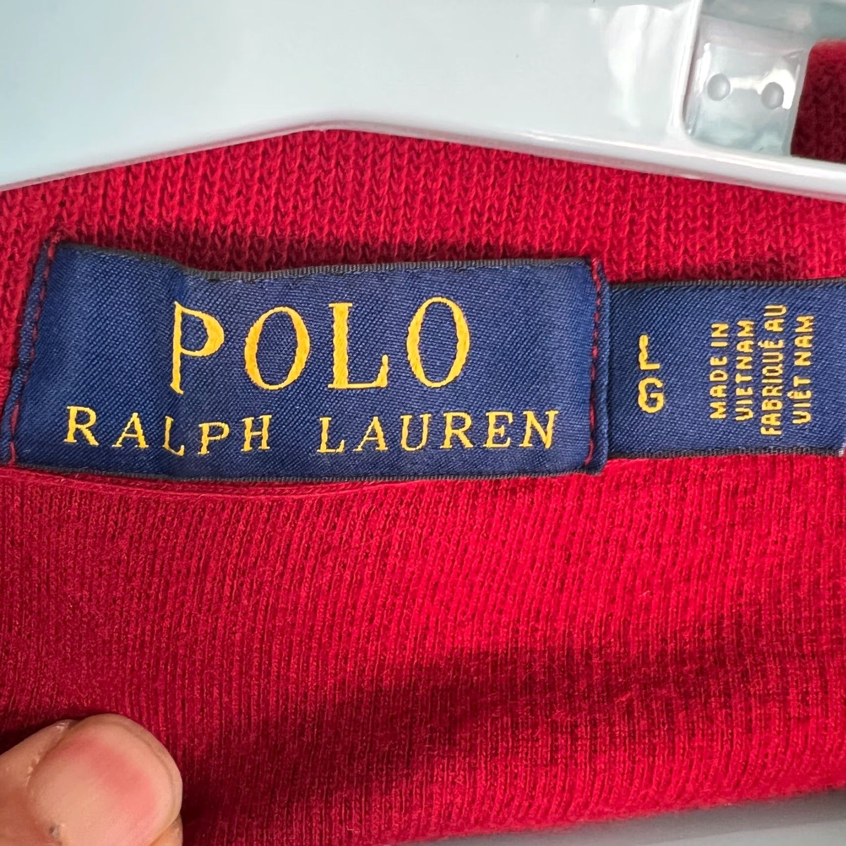 Ralph Lauren Polo Ralph Lauren Mens 1/4 Zip Collared Pullover Red Sweater Size Large Size US L / EU 52-54 / 3 - 5 Thumbnail
