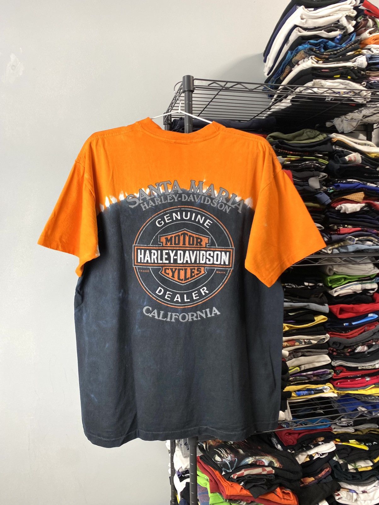 Harley Davidson Rare! Vintage Harley Davidson Liquid Blue Style T Shirt Size US L / EU 52-54 / 3 - 1 Thumbnail