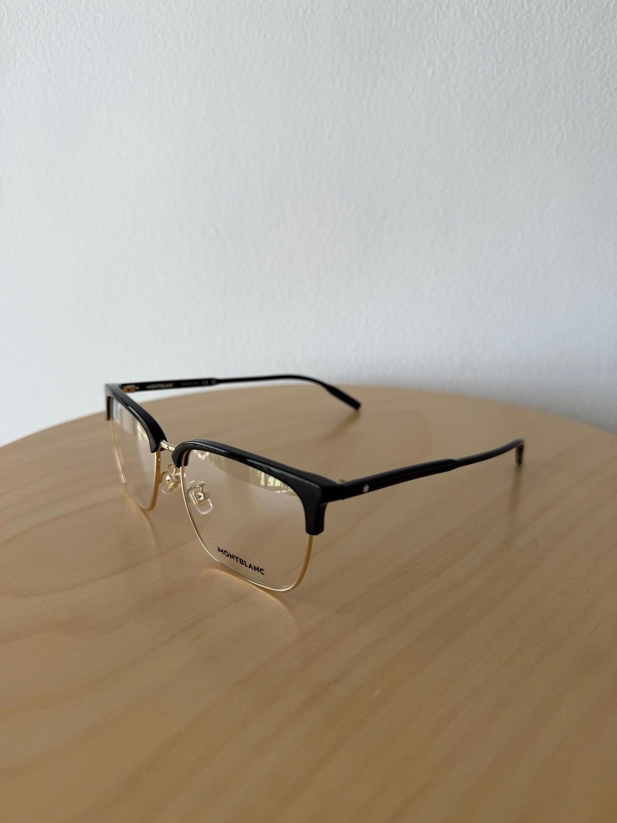 Montblanc New montblanc optical glasses frames eyeglasses MB0199OA 006 Size ONE SIZE - 3 Thumbnail