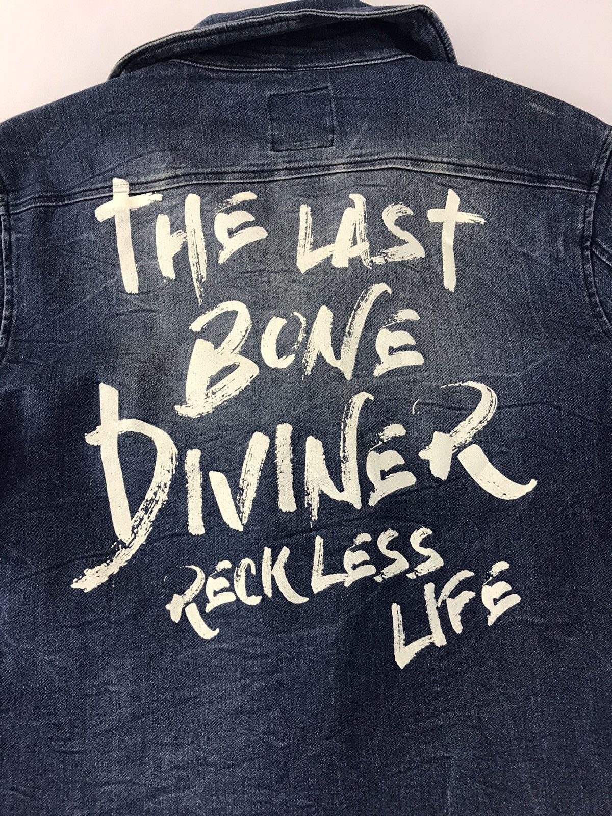 Japanese Brand Vintage Diviner Reckless Life Denim Jacket Zipper Pocket Size US M / EU 48-50 / 2 - 13 Thumbnail