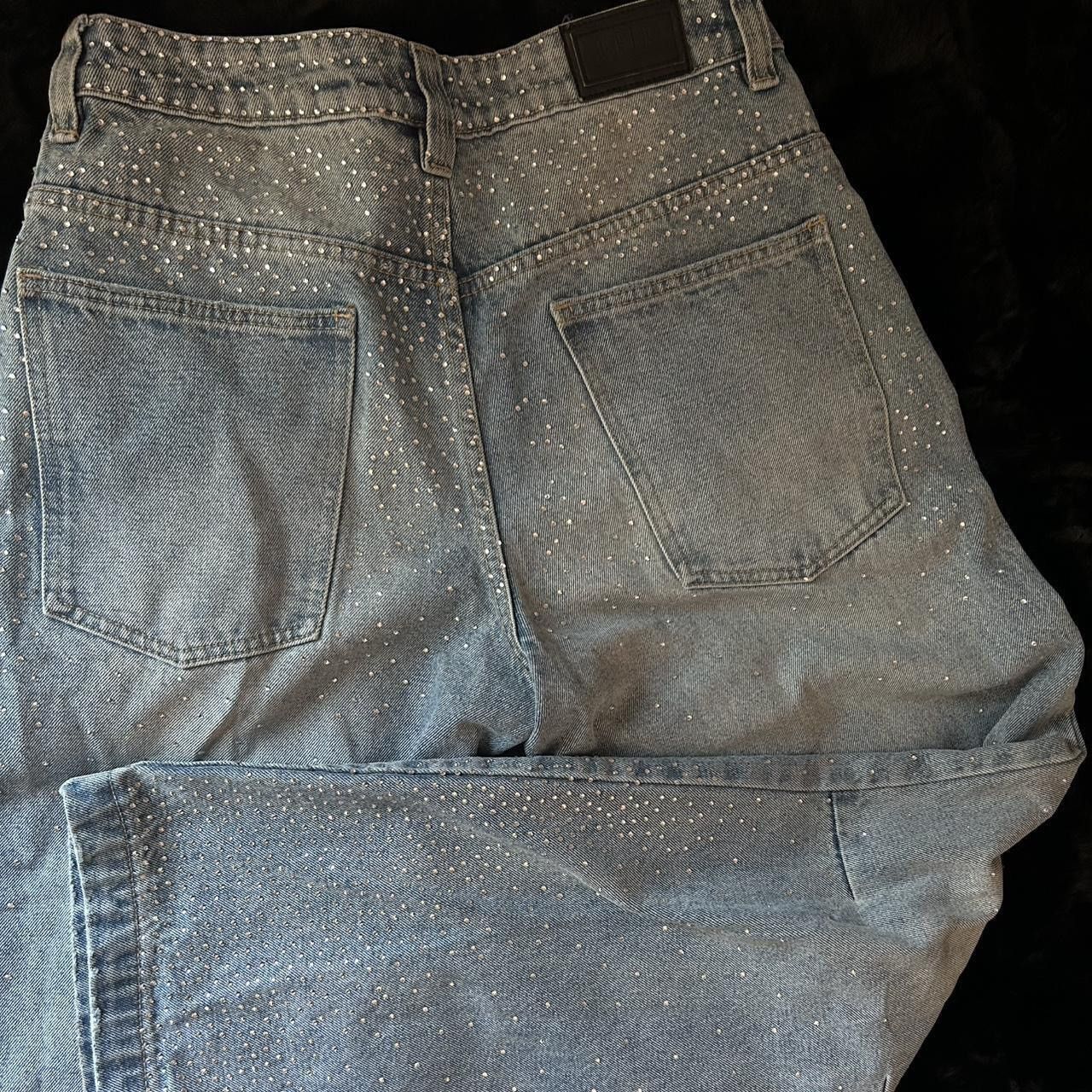 Other Baroque CRYSTAL EMBELLISHED JEANS Size US 32 / EU 48 - 2 Thumbnail