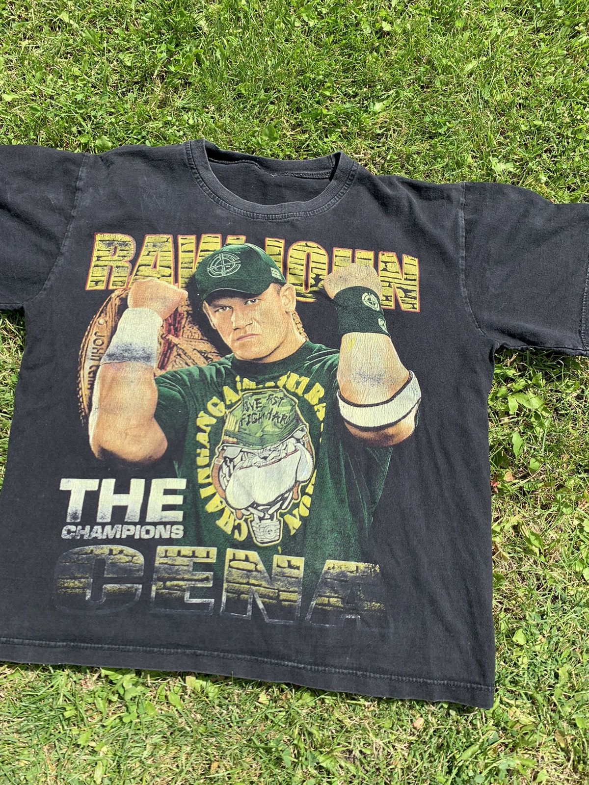 Vintage Vintage John Cena Wwe WWF Y2k Tee Raw Smackdown Faces Size US S / EU 44-46 / 1 - 10 Thumbnail