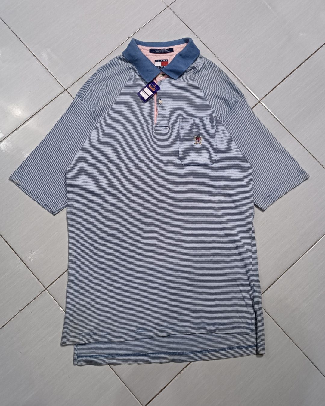Tommy Hilfiger × Vintage Tommy Hilfiger Vintage Polo T-Shirt Size US L / EU 52-54 / 3 - 1 Thumbnail