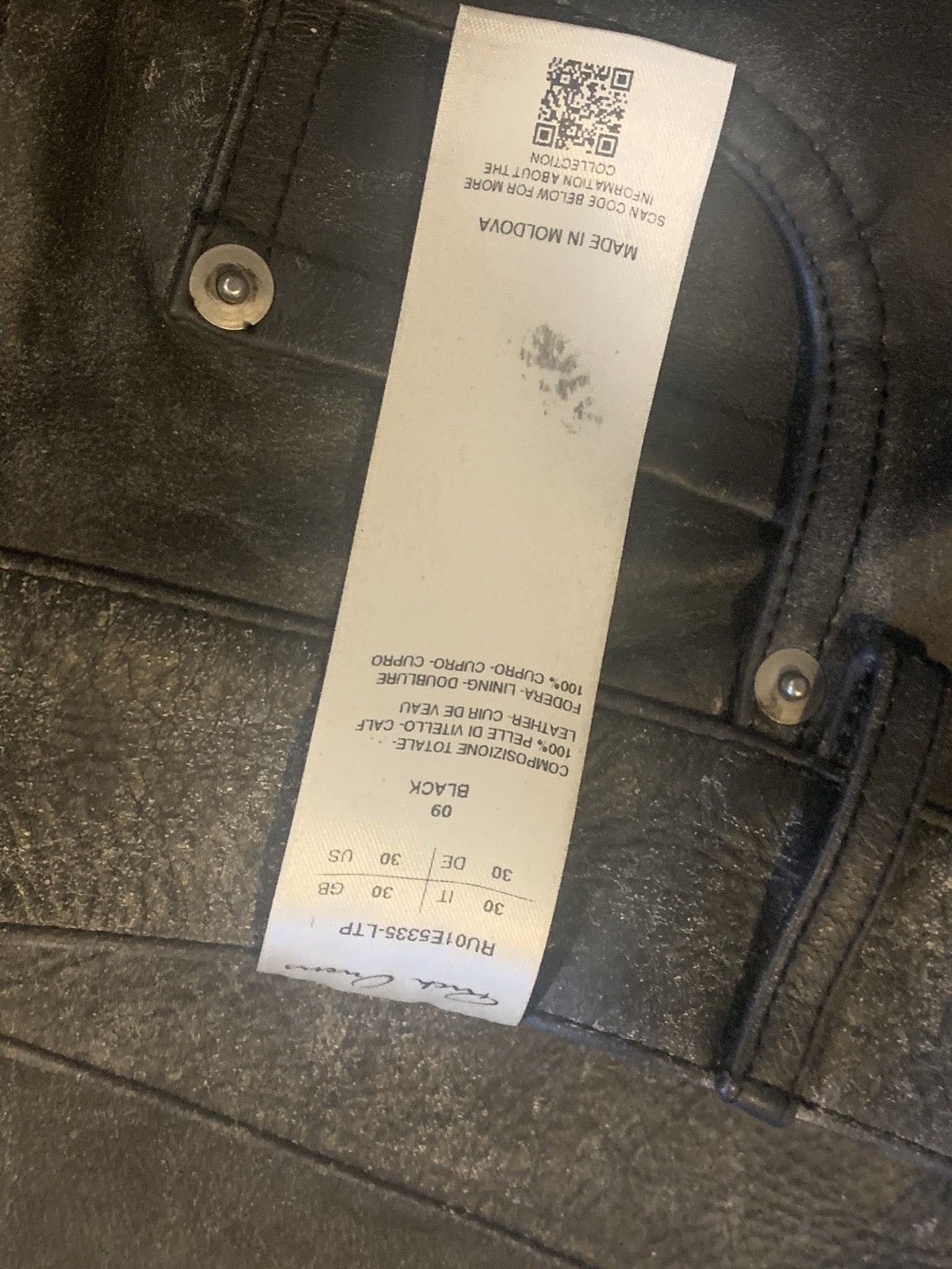 Rick Owens Rick Owens Bolan Bootcut Leather Pants Size US 30 / EU 46 - 4 Thumbnail