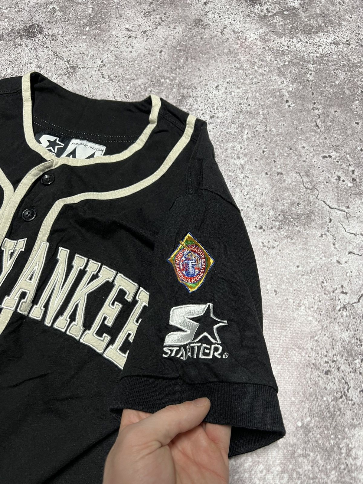 MLB Black New York Yankees baseball jersey Size US M / EU 48-50 / 2 - 4 Thumbnail
