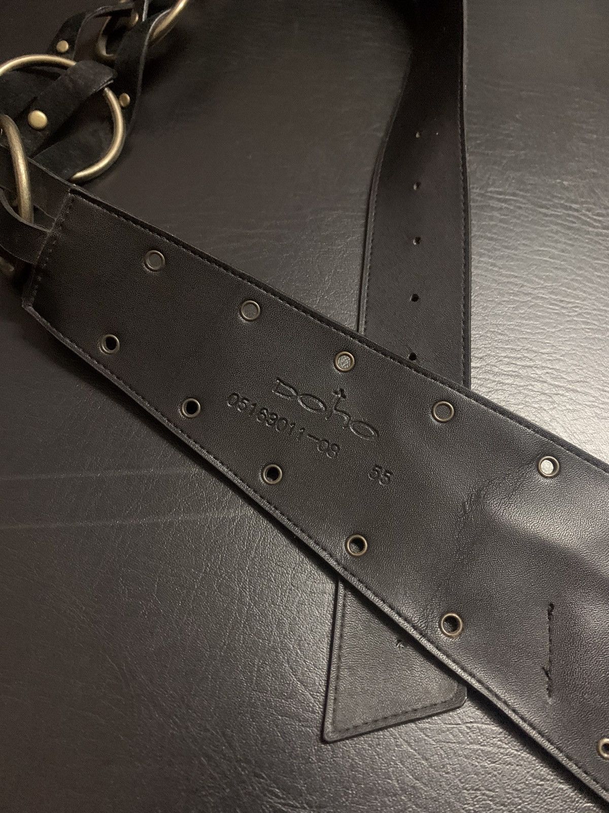 14th Addiction Wide ring black belt Size ONE SIZE - 4 Thumbnail