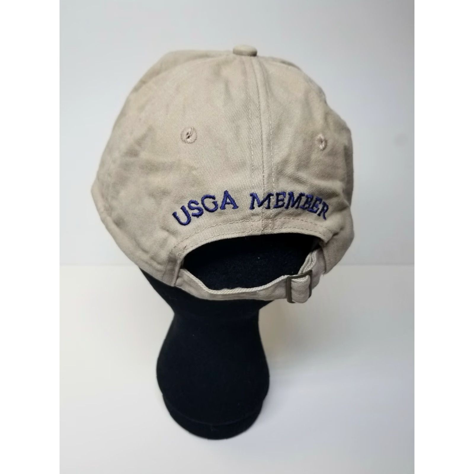 Vintage VINTAGE 2004 US Open Shinnecock Hills USGA Golf Hat Strapback Khaki Brown Dad Cap US Open 2004 Men Brown Strapback Hat Size ONE SIZE - 4 Thumbnail