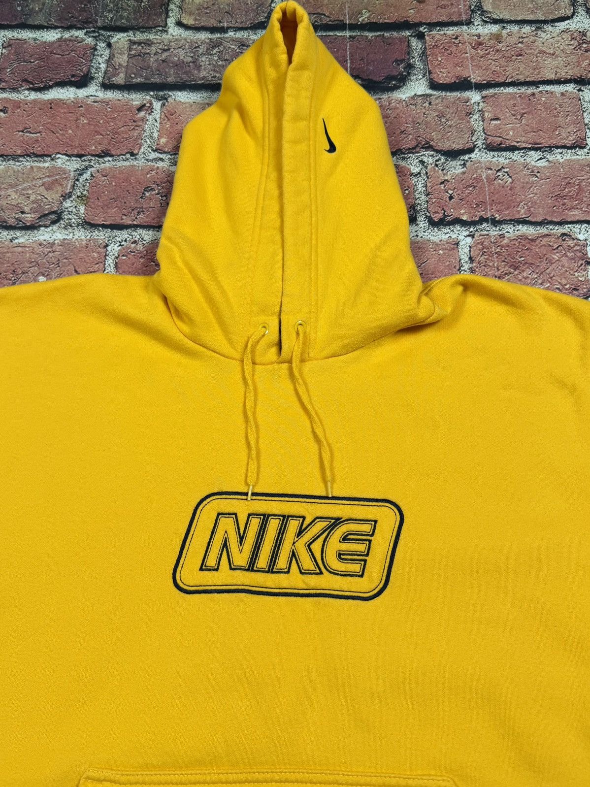 Nike Vintage Nike Hoodie Spell Out Center Logo Sweatshirt Y2K Size US XL / EU 56 / 4 - 5 Thumbnail